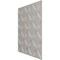 Ekena Millwork 19 5/8in. W x 19 5/8in. H Delfina EnduraWall Decorative 3D Wall Panel Covers 2.67 Sq. Ft. WP20X20DLCDB - alternate 3